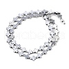 Electroplated Synthetic Non-magnetic Hematite Beads Strands G-K375-F01-01-2