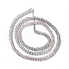 Transparent Gradient Color Glass Beads Strands GLAA-H021-01B-12-4