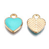 Alloy Enamel Charms ENAM-S121-041F-2