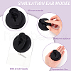 Soft Silicone Flexible Model Body Displays with Acrylic Stands ODIS-WH0026-06B-4