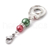 Christmas Alloy Enamel Pendant Decorations HJEW-TA00193-5