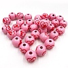 Printed Wood Beads WOOD-CJC0008-01E-1