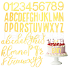 Acrylic Mirror Effect Cake Toppers AJEW-WH0038-84A-1