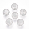 Autumn Theme Electroplate Transparent Glass Beads EGLA-S178-01-01G-1
