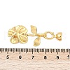 Brass Fold Over Clasps KK-U016-26G-3
