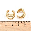 Brass Cuff Earrings EJEW-F370-08G-5