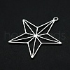 Non-Tarnish 201 Stainless Steel Pendants STAS-R111-JA689-2