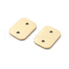 304 Stainless Steel Laser Cut Rectangle Connector Charms STAS-M111-13G-01-2