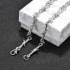 Alloy Barb Wire Necklaces NJEW-R254-01B-P-3