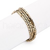 Electroplated Non-magnetic Hematite Beads Strands G-P571-D01-01-2