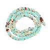 Dyed Synthetic Imperial Jasper Beads Strands G-M403-A38-01-3