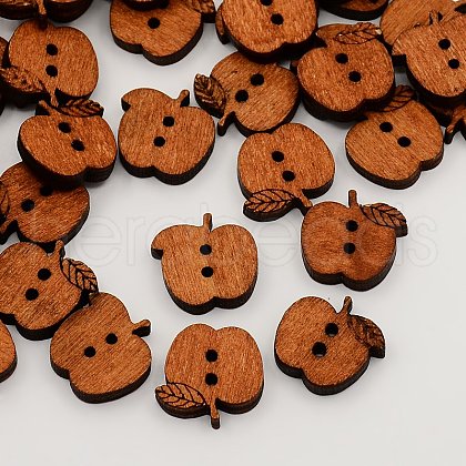 2-Hole Wooden Buttons X-BUTT-N003-23-1