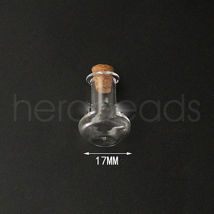 Mini High Borosilicate Glass Bottle Bead Containers X1-BOTT-PW0001-261N-1