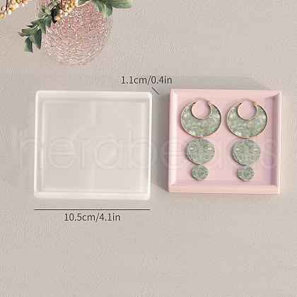 Jewelry Plate DIY Silicone Pendant Molds PW-WG47968-01-1