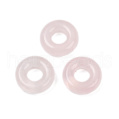 Natural Rose Quartz Pendants G-G202-07N-1