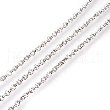 304 Stainless Steel Cable Chains CHS-R002-0.8mm-1