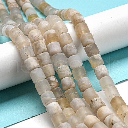 Natural Cherry Blossom Agate Beads Strands G-NH0012-A01-01-1