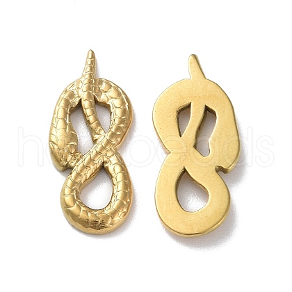 Ion Plating(IP) 304 Stainless Steel Cabochons STAS-P324-41G-1