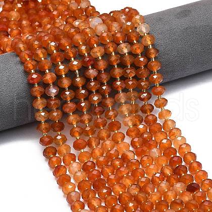 Natural Carnelian Beads Strands G-P573-A53-01-1