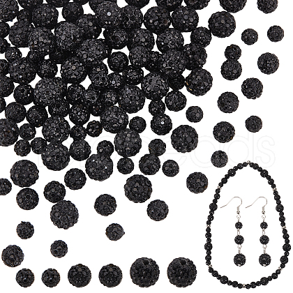   120Pcs 3 Styles Handmade Polymer Clay Disco Ball Beads FIND-PH0022-09A-1