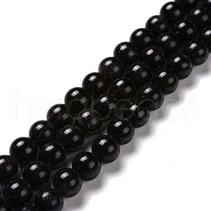 Natural Astrophyllite Beads Strands G-A202-01B-1