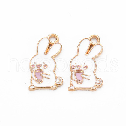 Alloy Enamel Pendants ENAM-N054-66E-NR-1