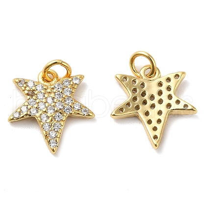 925 Sterling Silver Micro Pave Cubic Zirconia Charms STER-I010-36G-1