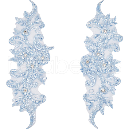 Sew on Flower Appliques PATC-WH0005-42C-1