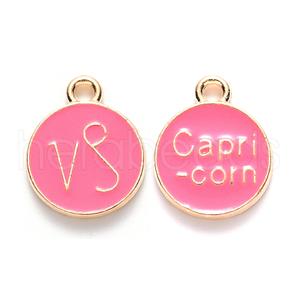 Alloy Enamel Pendants ENAM-S124-01A-03E-1