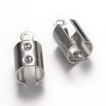 304 Stainless Steel Folding Crimp Ends STAS-T004-07-1