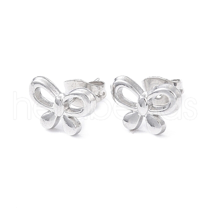 304 Stainless Steel Stud Earring for Women EJEW-I285-25P-1