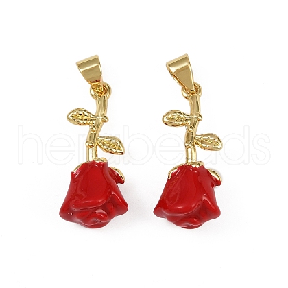 Brass Pendants KK-C095-03G-1