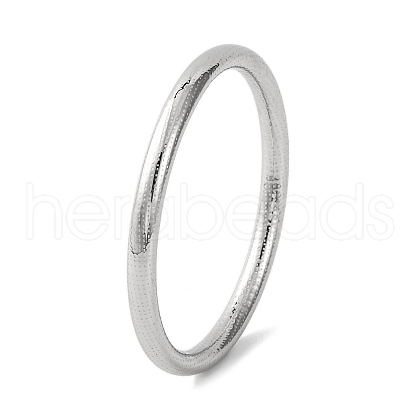 Plain 304 Stainless Steel Bangles for Women BJEW-B104-33A-P-1