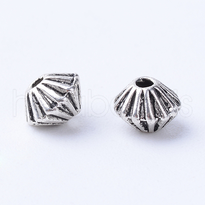 Tibetan Style Alloy Spacer Beads X-TIBE-Q063-48AS-NR-1