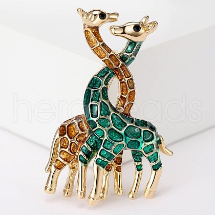 Giraffe Enamel Pins JEWB-Q004-01KCG-02-1