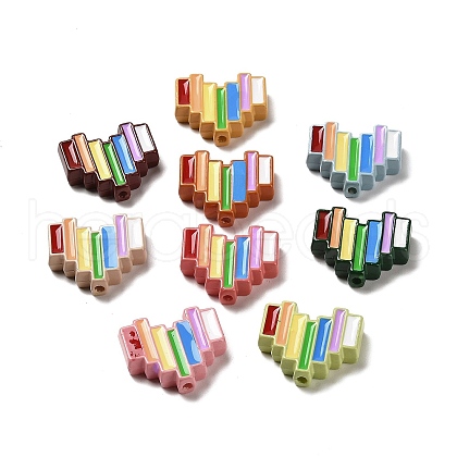 Baking Paint Acrylic Beads MACR-M036-09-1