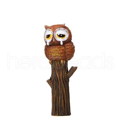 Resin Owl Micro Landscape Dollhouse Accessories PW-WGE8841-02-1