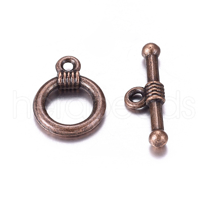 Tibetan Style Alloy Toggle Clasps RLF0034Y-NF-1