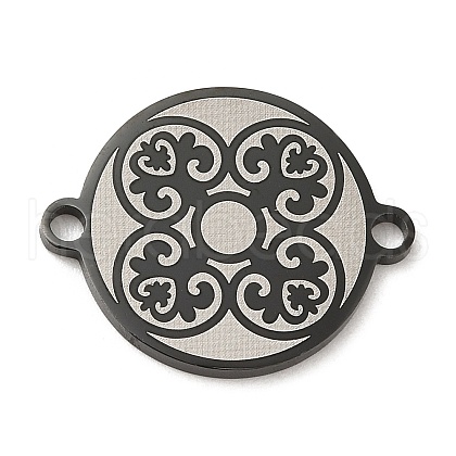 304 Stainless Steel Connector Charms STAS-A086-14EB-1