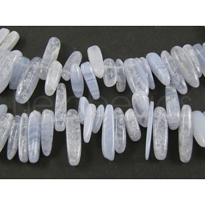Natural Blue Lace Agate Beads Strands X-G416-A14-1