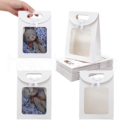 Rectangle Kraft Paper Gift Bags ABAG-WH0038-27A-02-1