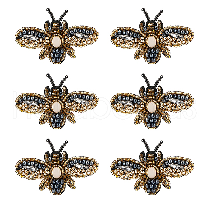 Bee Shape Felt Ornament Accessories PATC-WH0005-27-1