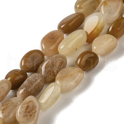Natural Topaz Jade Beads Strands G-B078-B02-01-1