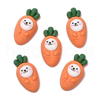 Opaque Resin Cabochons CRES-D001-17-1