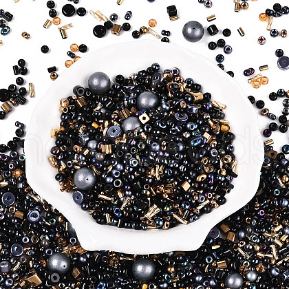 Baking Paint Glass Seed Beads GLAA-SZC0007-04A-1