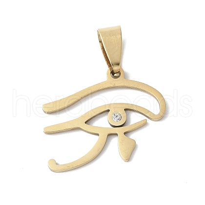 201 Stainless Steel Pendants STAS-V005-03G-1