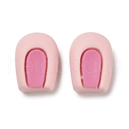 Cute Opaque Resin Cabochons RESI-E052-03D-1