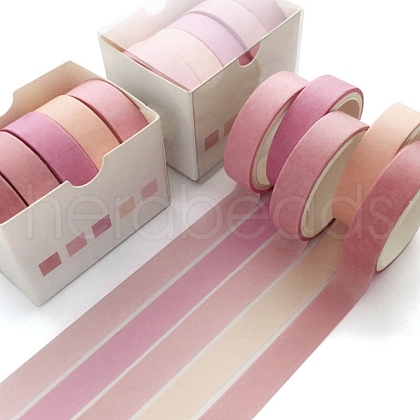 5 Roll 5 style Paper Decorative Adhesive Tapes X-TAPE-D001-01A-1