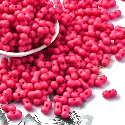 Opaque Acrylic Beads MACR-Q001-01F-1