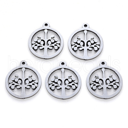 Non-Tarnish 304 Stainless Steel Pendants X-STAS-N092-05-1